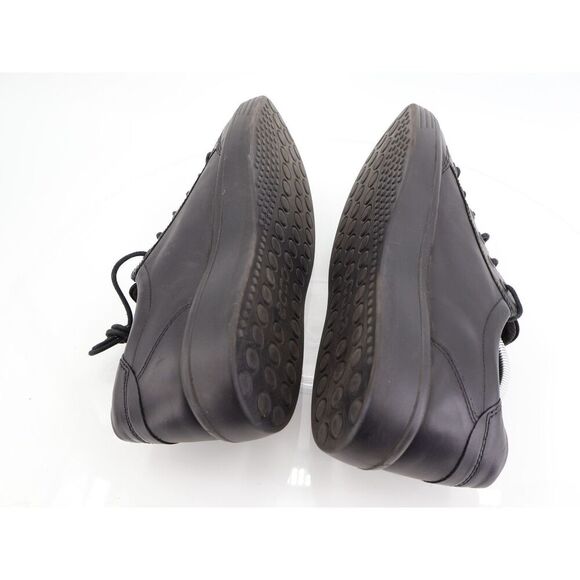Ecco Soft Classic M Sneakers Mens Size 45 EU 11 - 11.5 US Black Leather Shoes - Picture 2 of 12